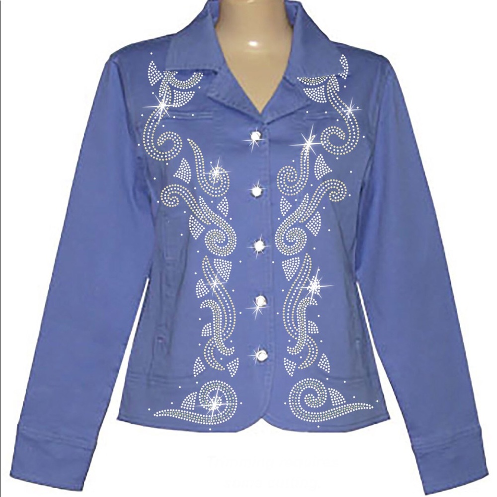 Lavender Curvy Bottom Jacket